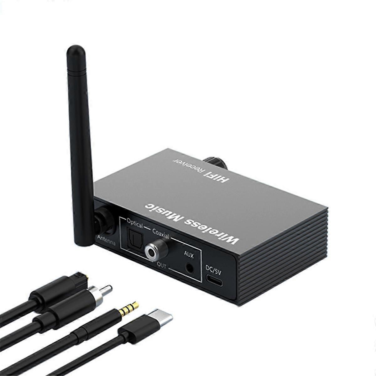 Optical Fiber Coaxial Bluetooth 5.3 Audio Receiver Old-Fashioned