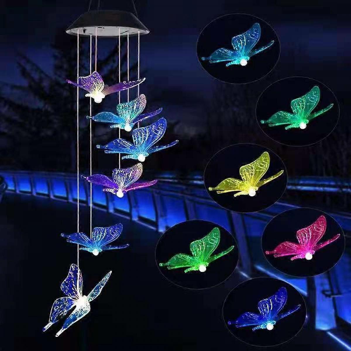 Solar Wind Chime,Wind Chimes Changing Color LED