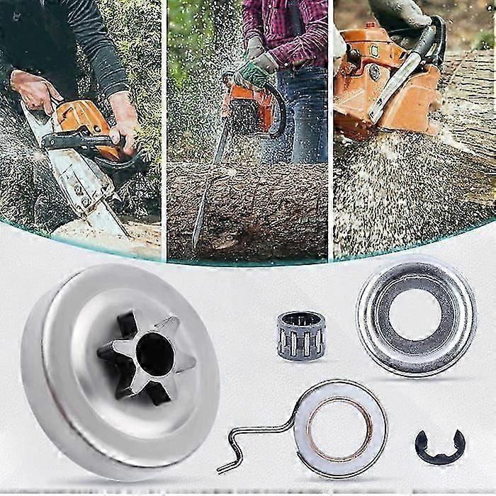 3/8" 6T Sprocket Clutch Kit Compatible With STIHL MS170 MS180 MS210 MS230 MS250 017 018 021 023 024 025 026 Replace Chain Chain -cdsx