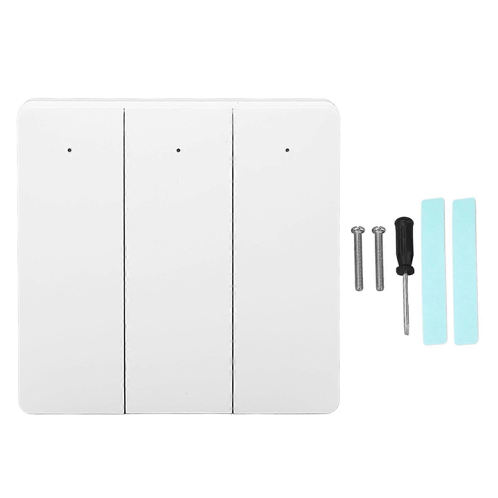 Wireless Light Switch Self Powered for ZigBee3.0 Remote Control Timing Schedule Controller for Home