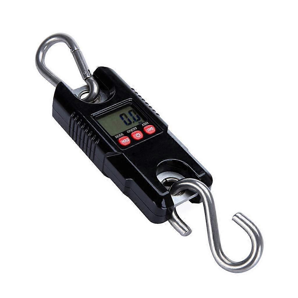 Mini Crane Scale Electronic Scale 300kgx0.1kg Parcel Scale For Express Delivery, Warehouse Use, Large Weighing, Black