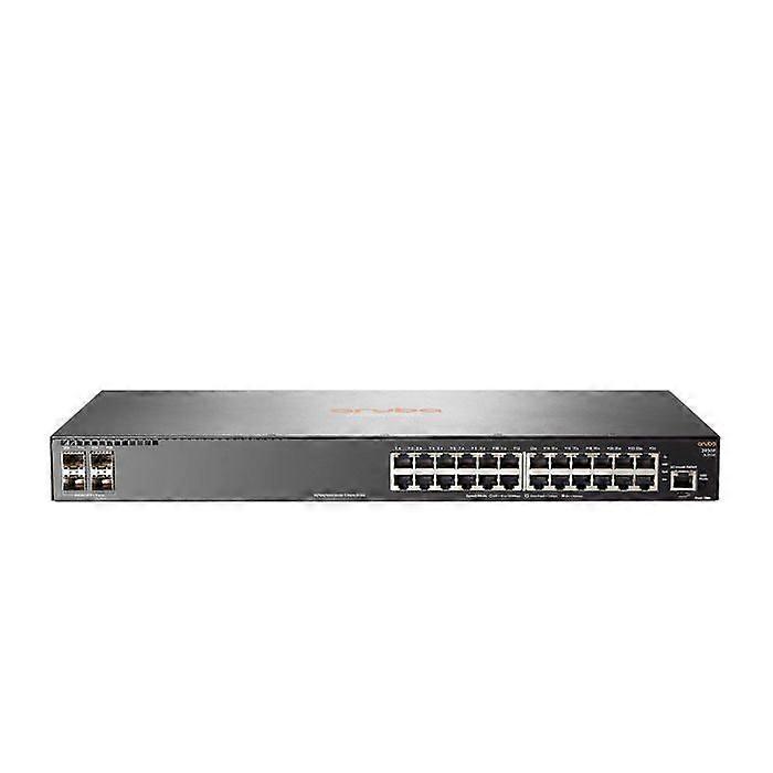HPE ARUBA Switch 2930F 24G 4SFP+ – C3 – Verwaltet – 24 x 10/100/1000 + 4 x 1 Gigabit/10 Gigabit SFP+ (Uplink)