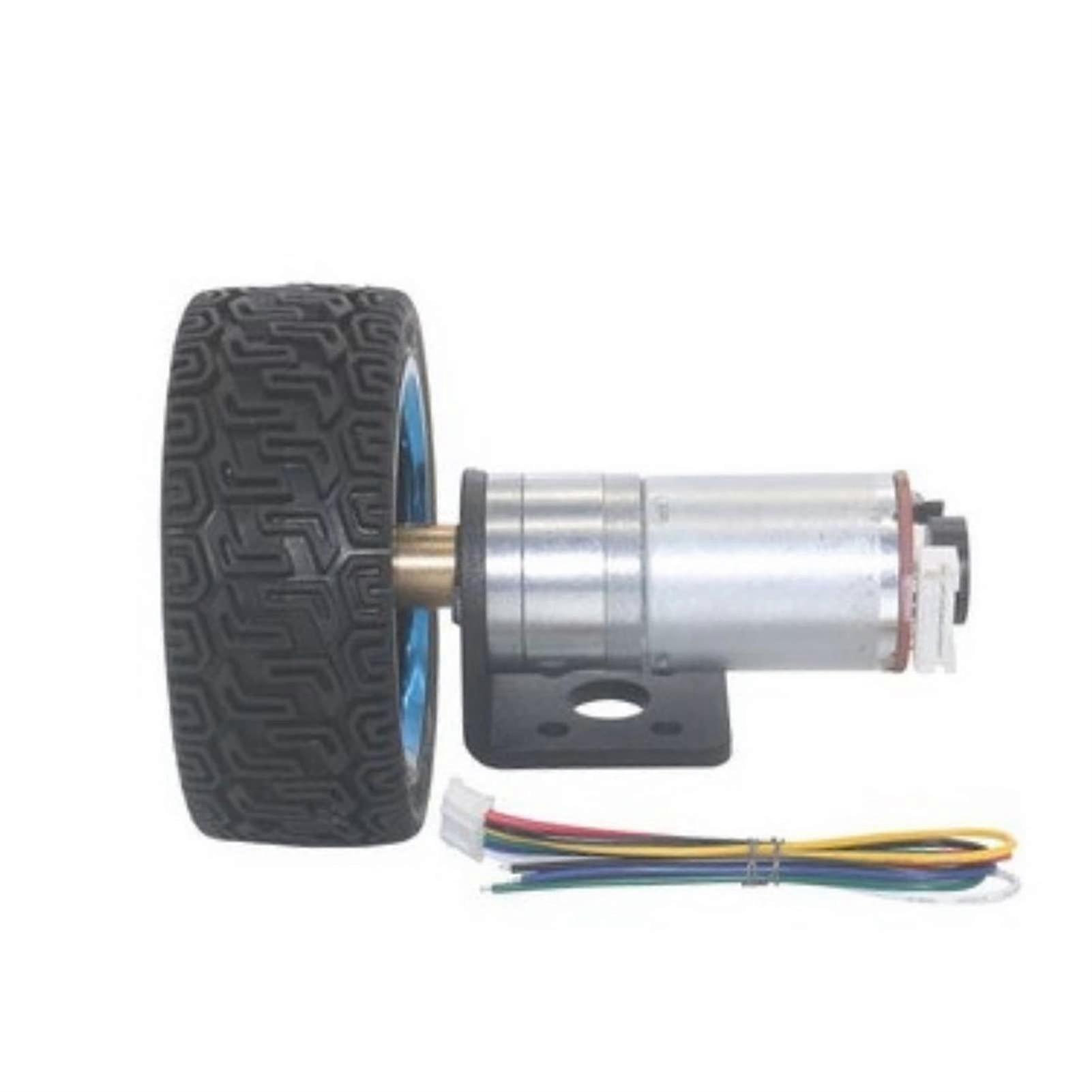 Variable Reduction Worm Gear Motor JGA370 12v High Torque Curtain Robot Dc Electric Motor with Encoder Geared Electric (Size : 280rpm, Color : 12V)