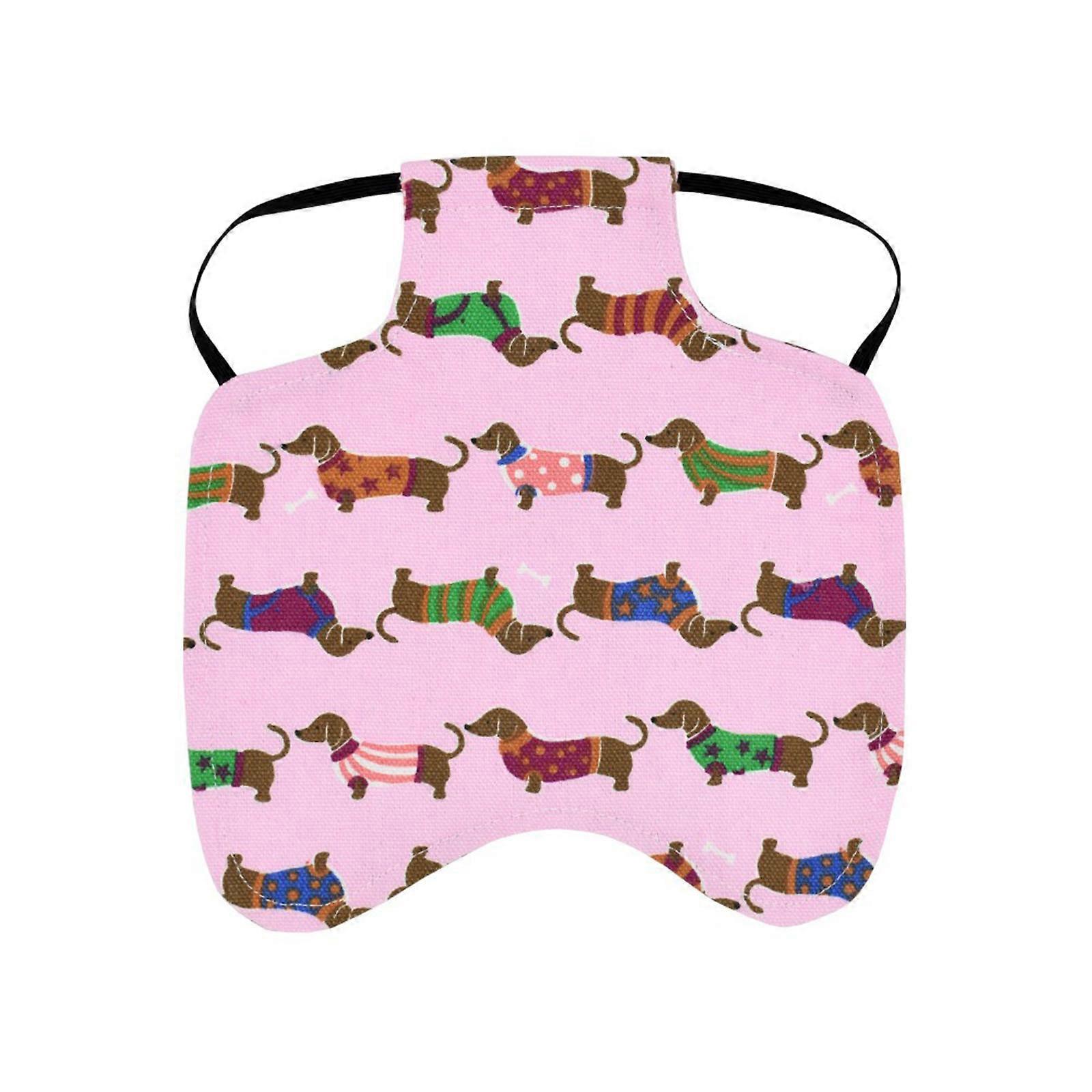Cute Hen Apron Fixer Easy Elastic Strap Aprons for Poultry Back for Protection Hens Apron with Ruffle Cotton Canvas