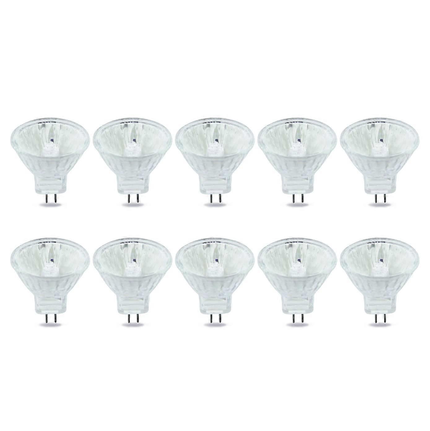 MR11 12V 20W Halogen Fiber Optic Tree Light Bulb Replacement Dimmable FTD Flood Light 10 Pack