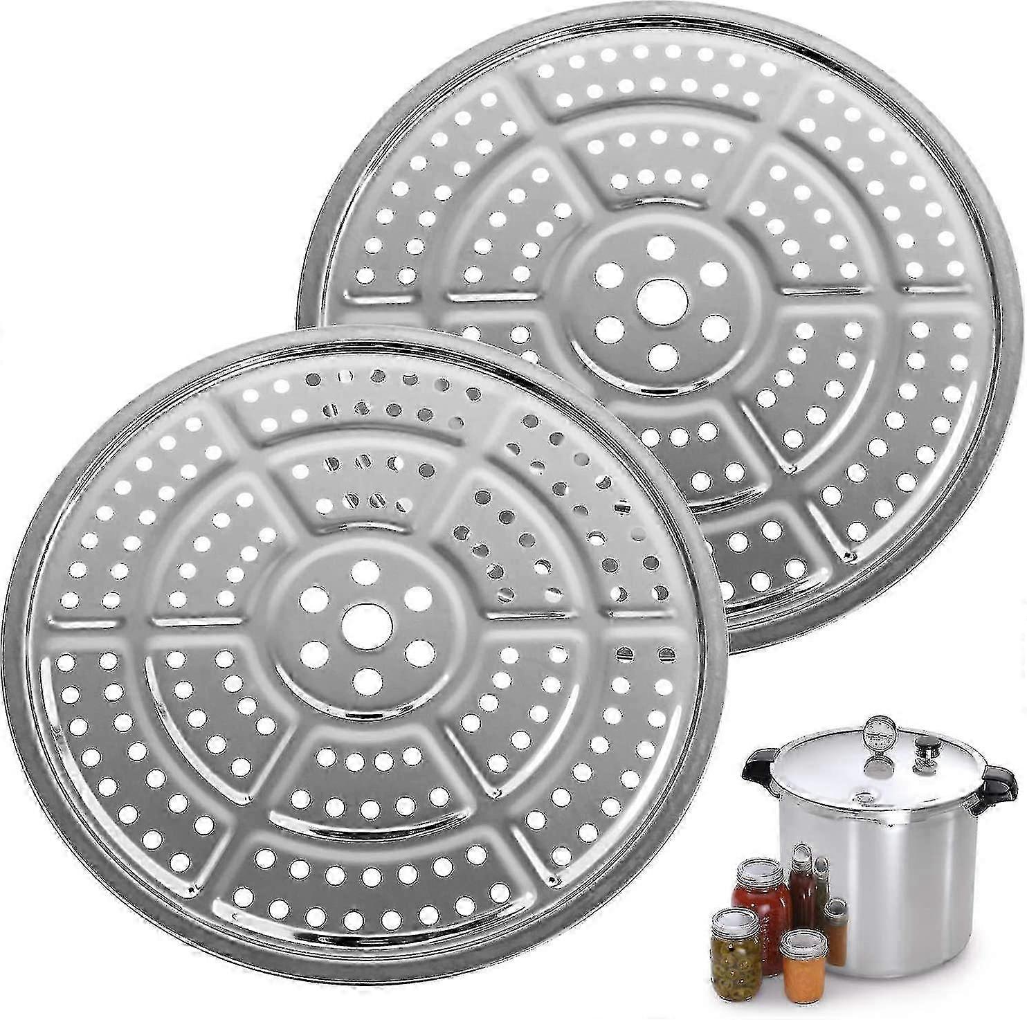 2-Pack 28cm Ανοξείδωτη Κουζίνα Ταχύτητας Canner Rack