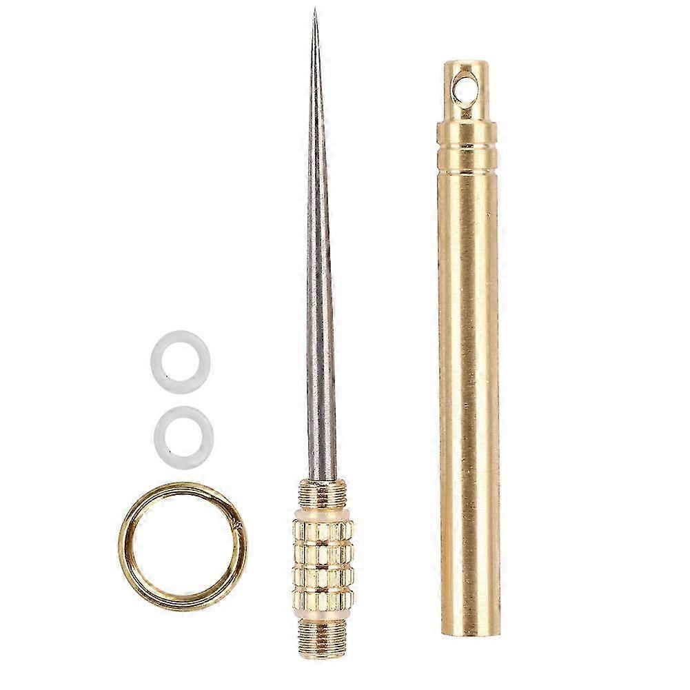 Portable and Waterproof Titanium Alloy Toothpick Storage Holder for Reusable Picks