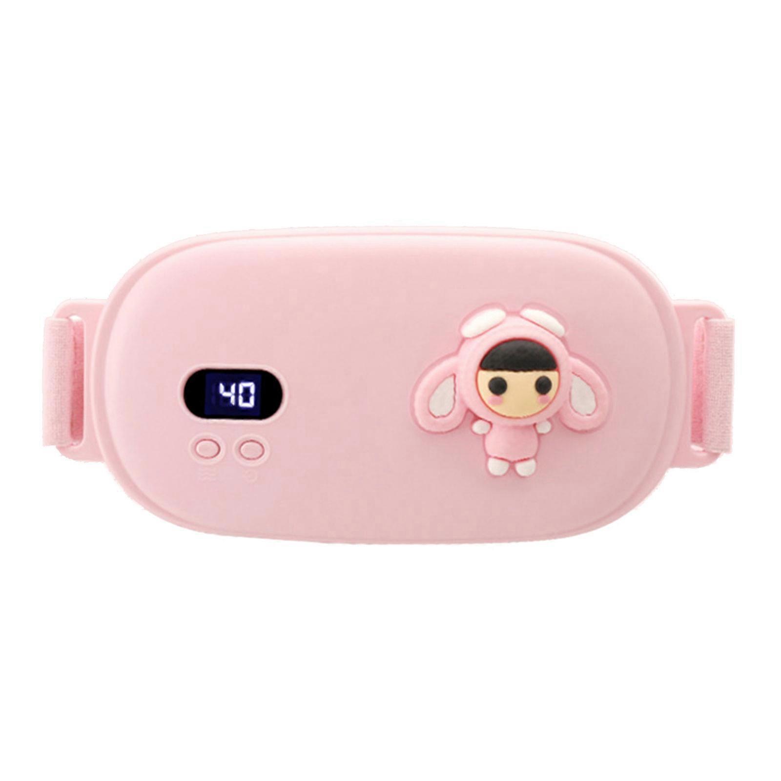 Cordless Heating Pad for Crmps,Electric Waist Belt Device,Fast Heating Pad with 3 Heat Level Back or Belly Heating Pad