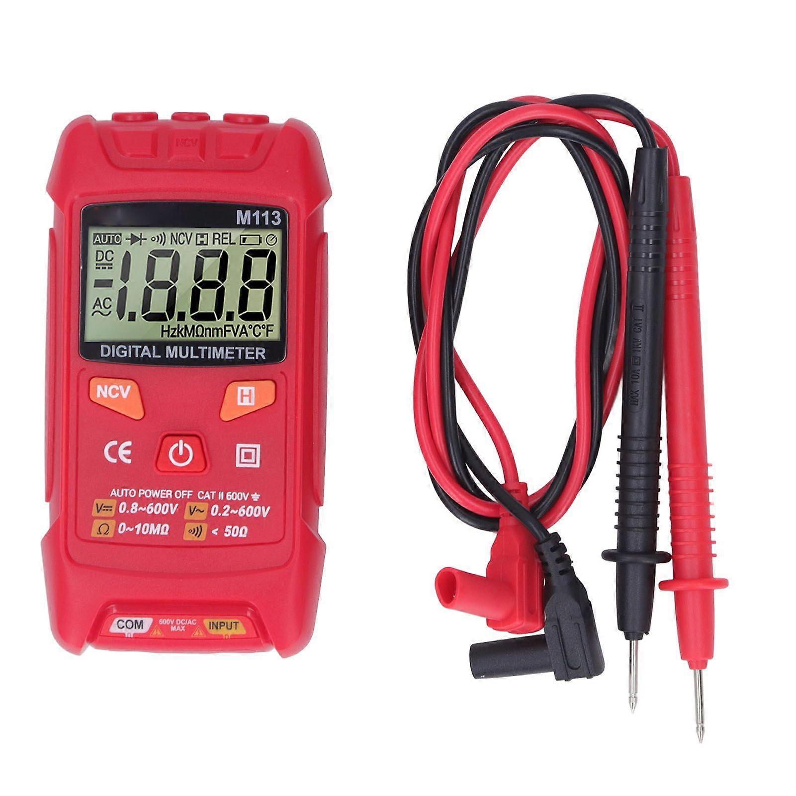 Högkvalitativ ANENG M113 Multimeter Digital Anti-Burn Portable med hög precision