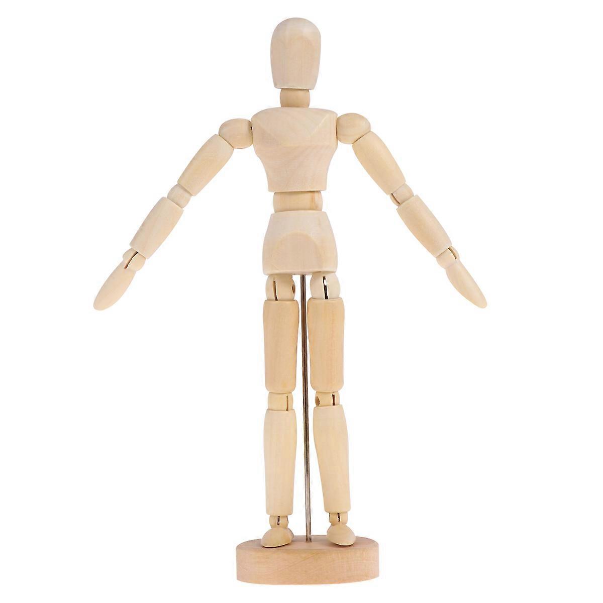 Poseable Wooden Doll, Combine Artistic Functionality with Style