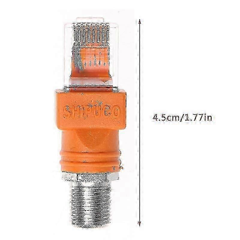 Squisito F femmina a Rj45 maschio coassiale cilindro accoppiatore adattatore Rj45 a connettore Rf Convertitore A