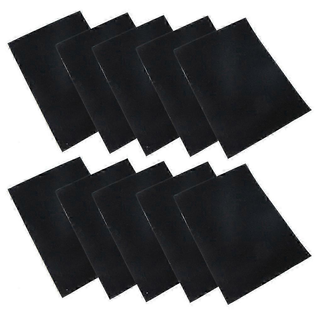 10-Pack Black Flocking Self-Adhesive Fabric for Drawer Lining