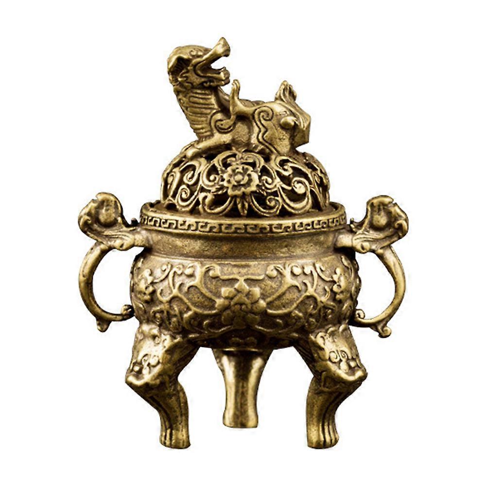 Study Room Decor with Incense Censer, Smoke-Enhanced Ambience