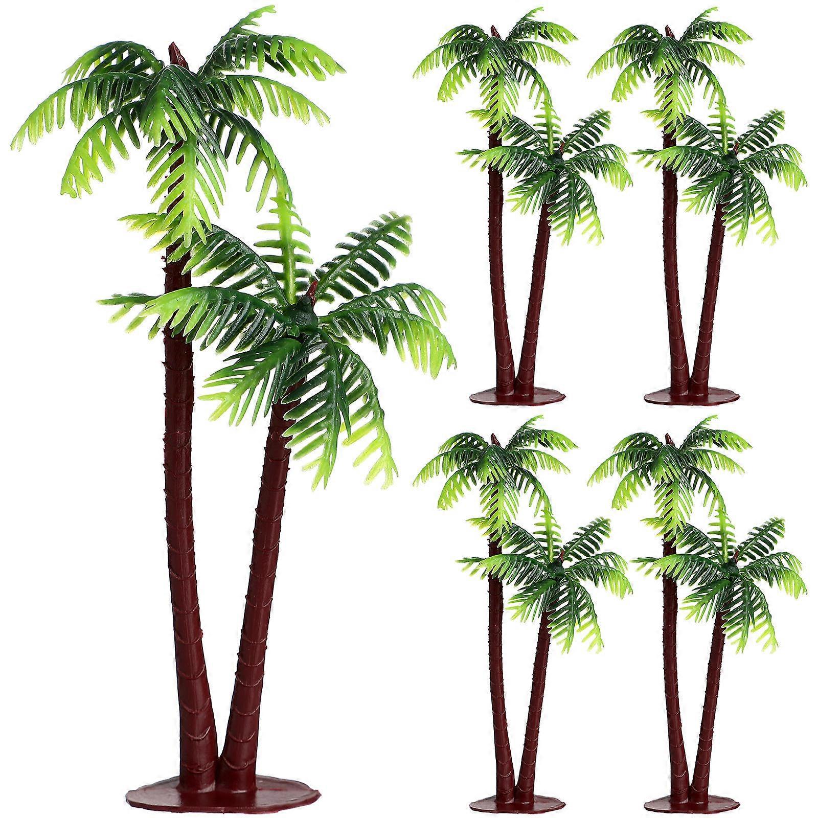 Tank Decorations, Versatile Coconut Tree for Aquatic Scenes, Sturdy Base Included