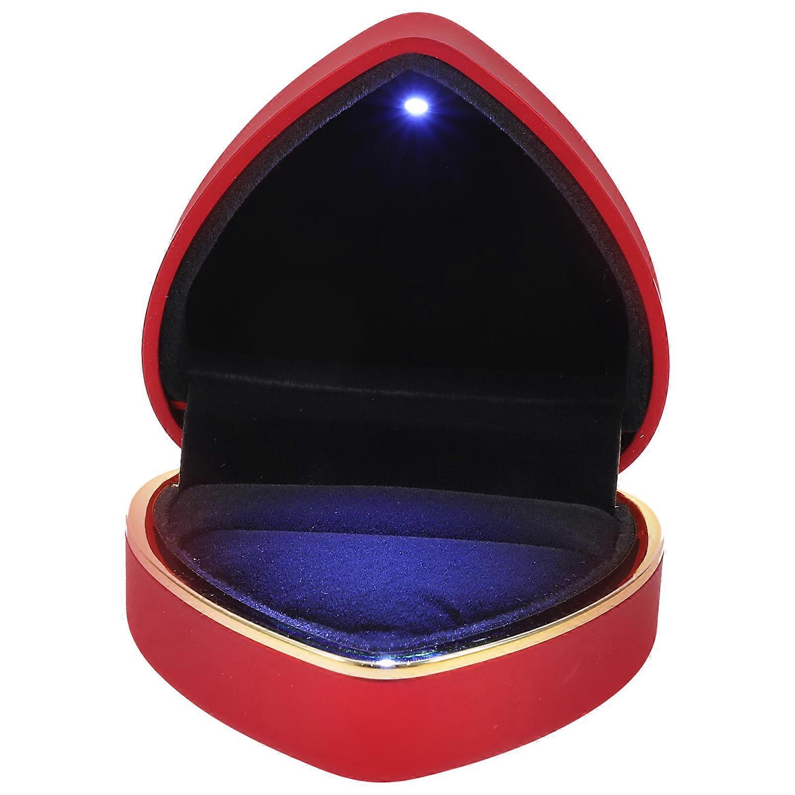 Heart Designed Storage Box, Perfect for Engagement Rings, Elegant and Practical Use