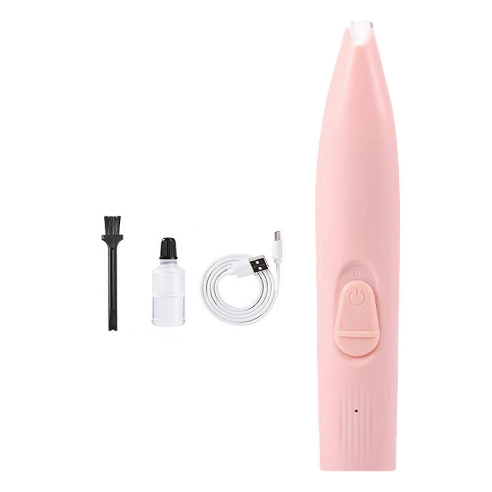 Easy Grooming Tool Nail Clippers For Dog Cats with LED Light Gentle Nail Cutter To Avoid Cracking And Nail Scratching Pink