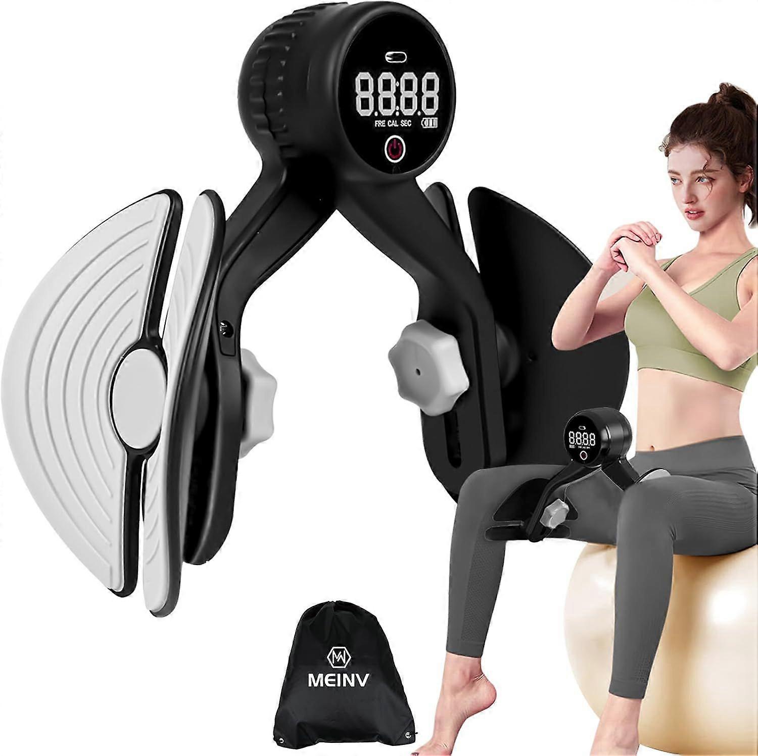 Thigh Master - Inner Thigh Exerciser with Counter & Organizer Bag, Kegel