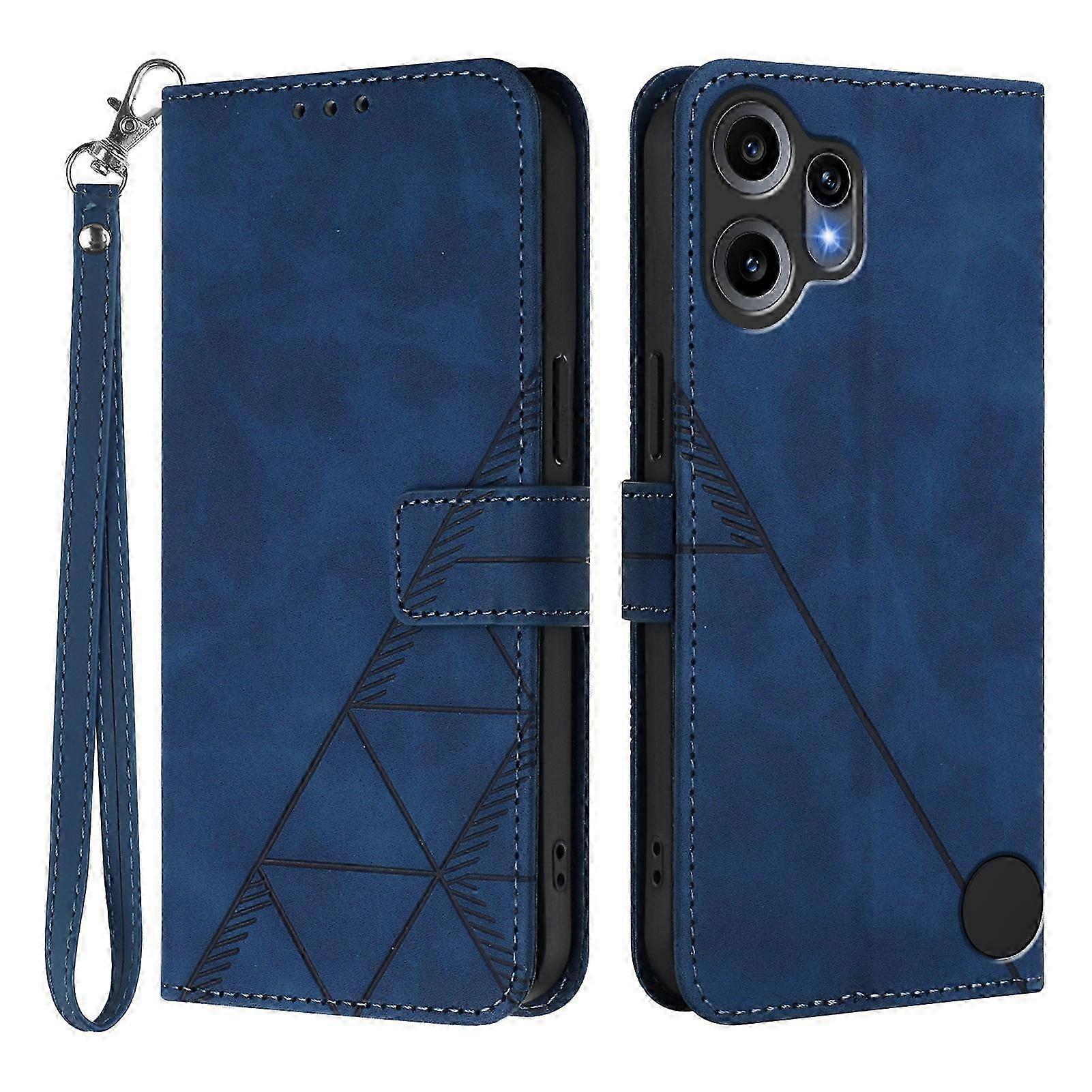 Compatible For Nothing CMF Phone 2 Pro Leather Case with Hand Strap & Wallet Stand Cover