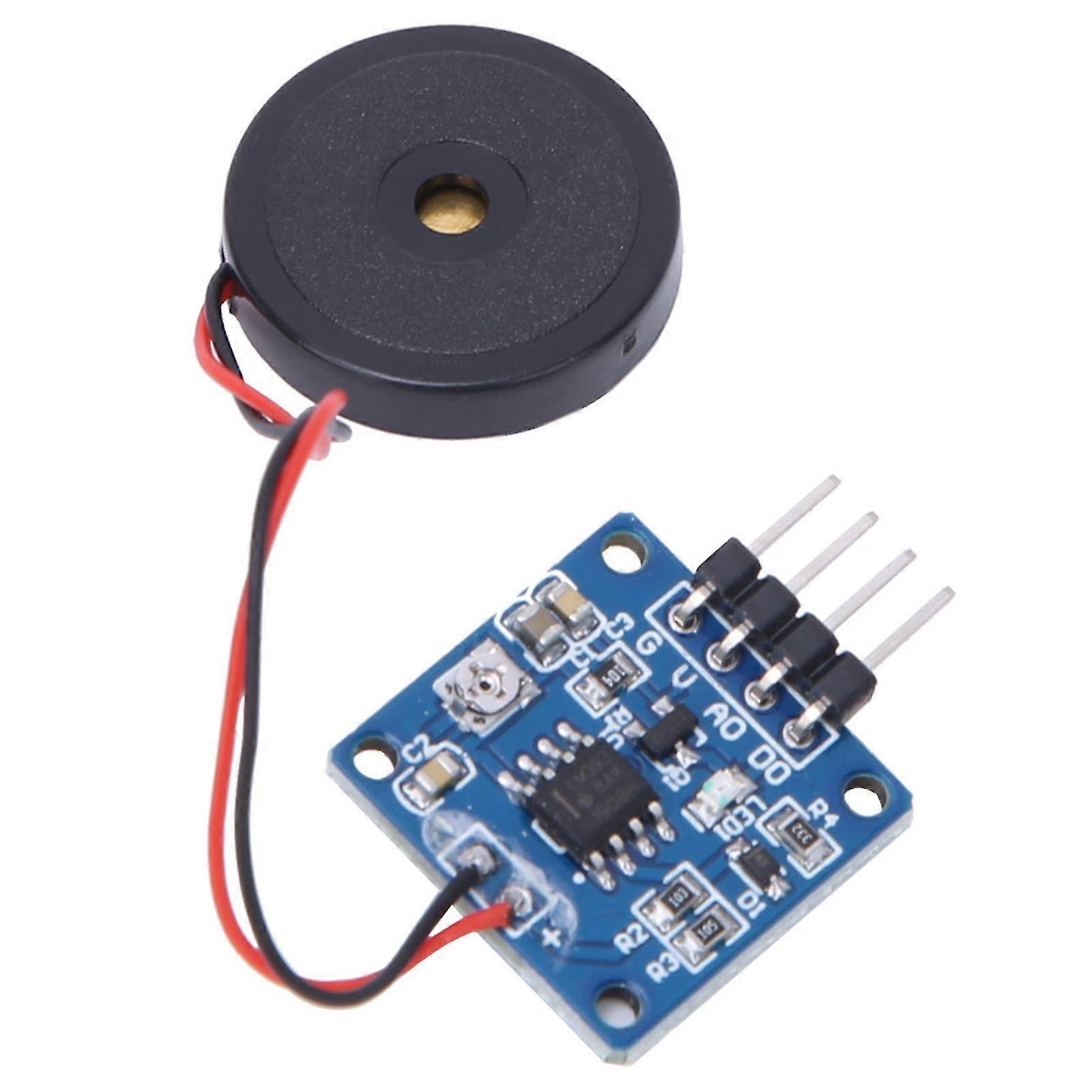 Piezoelectric Vibration Tapping Sensor Module Vibration Switch Module 5.0V DC AD/DO Edition 0618