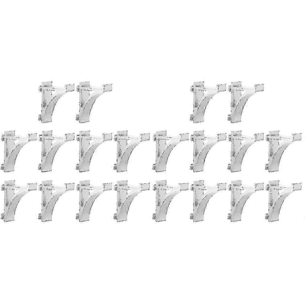 20 Pcs  Freezer Shelf Clips Refrigerator Support Hooks Cooler Shelf Brace
