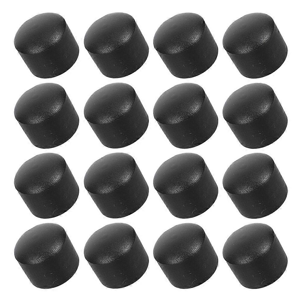 Foosball Replacement Parts Foosball End Caps Sports Table Maintenance Cushioning Rubber 16Pcs