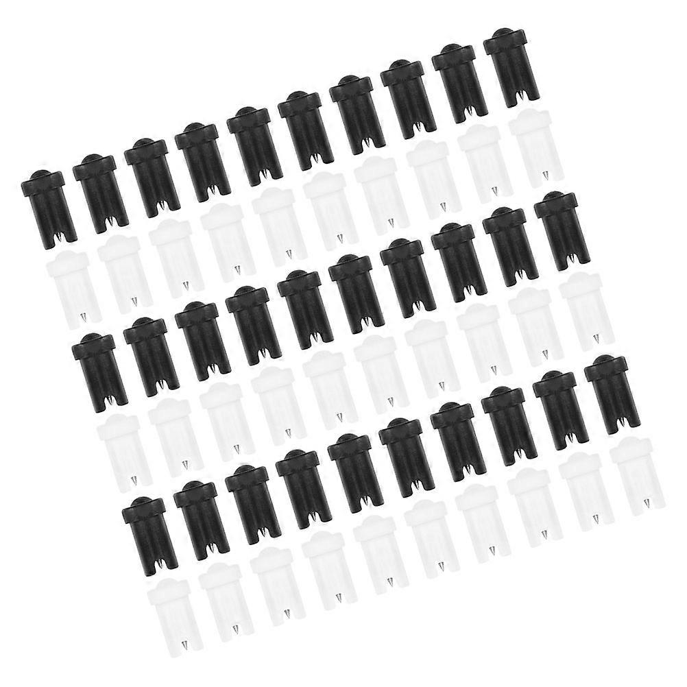 Eyelash Gasket Bottle Replacement Pins Lash Extension Tools Anti-Blocking Assorted Color 60Pcs