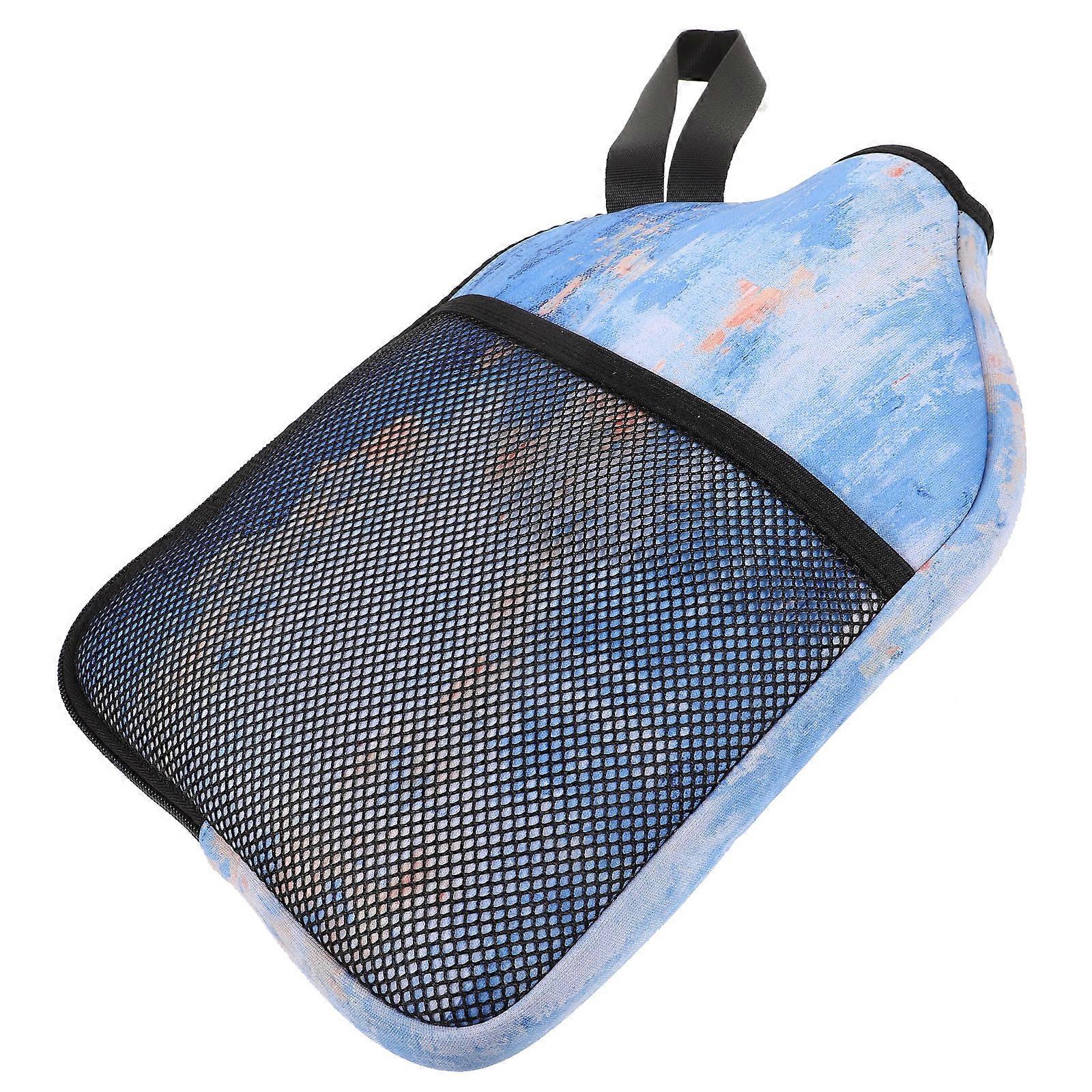 Racket Protector Paddle Cover Organizer For Ball Travel Sports Activities Neoprene Fitted To Paddle Shape 1Pack