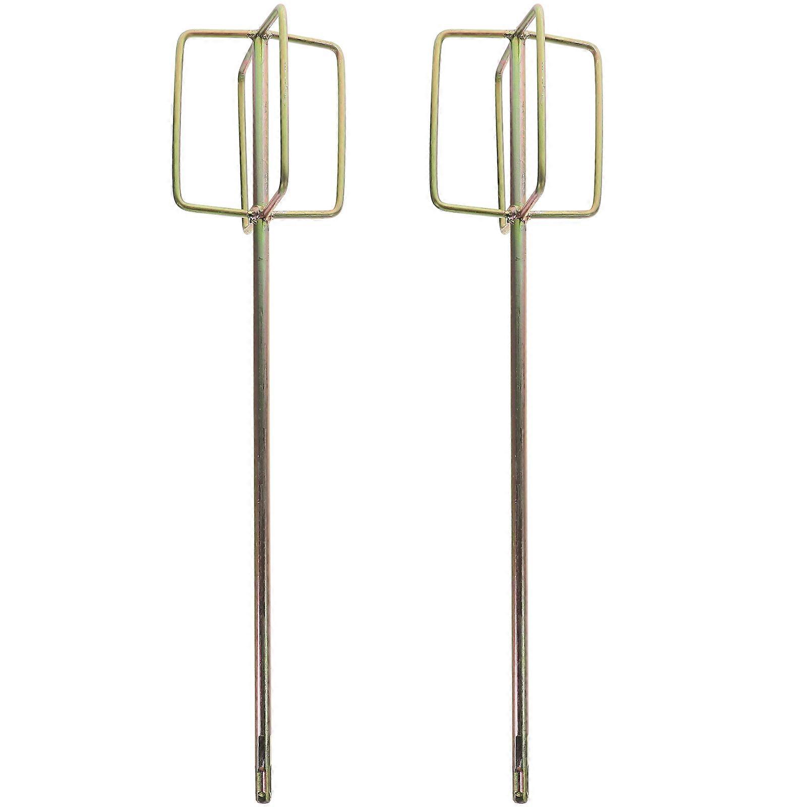 Golden Alloy Cement Mixing Rods for Electric Drill 2 Pcs Durable and Recyclable with Long Service