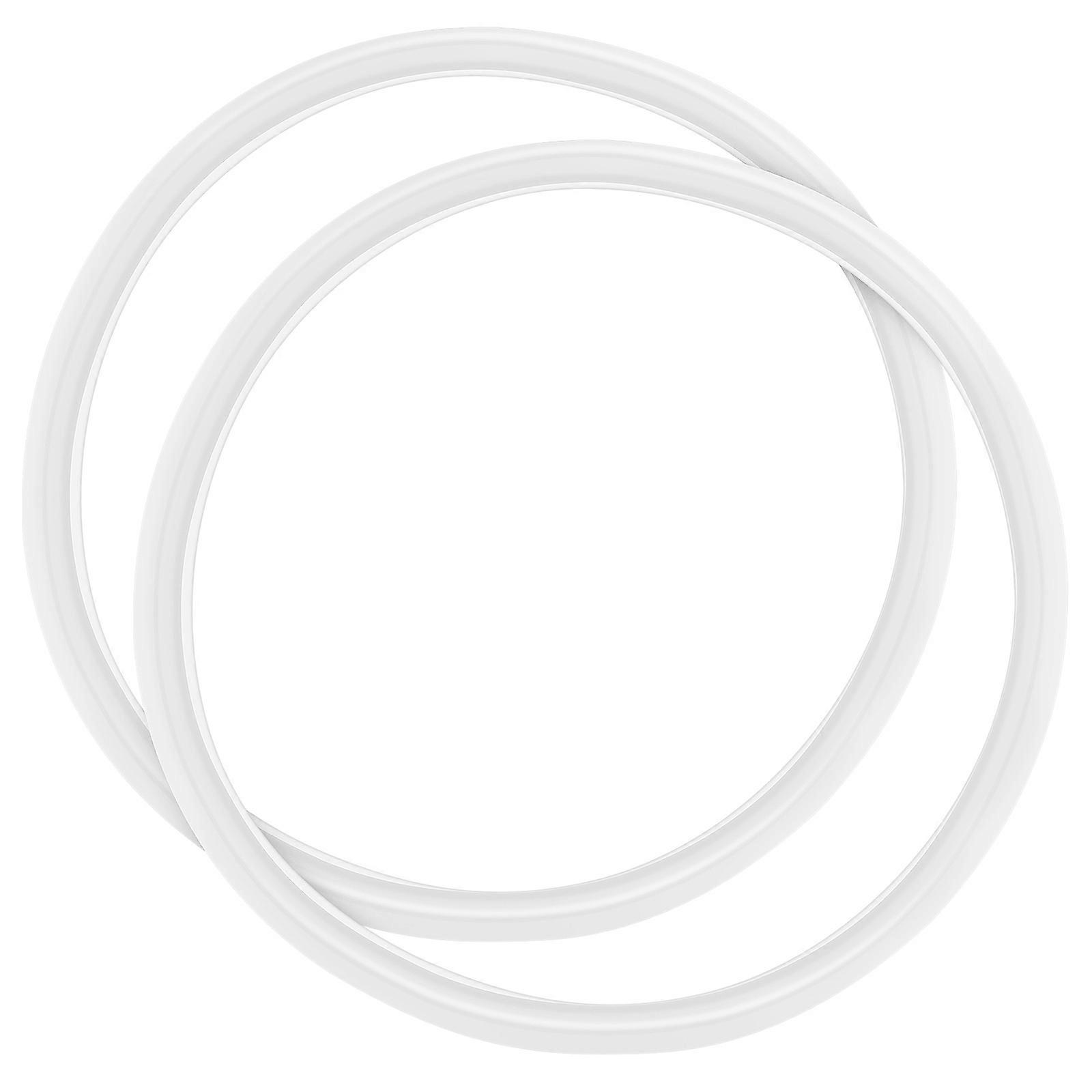 2pcs High Temperature Silicone Pressure Cooker Gaskets Sealing Rings for Leak Proof Cooking Compatible with Various Models Easy Installation Reliable