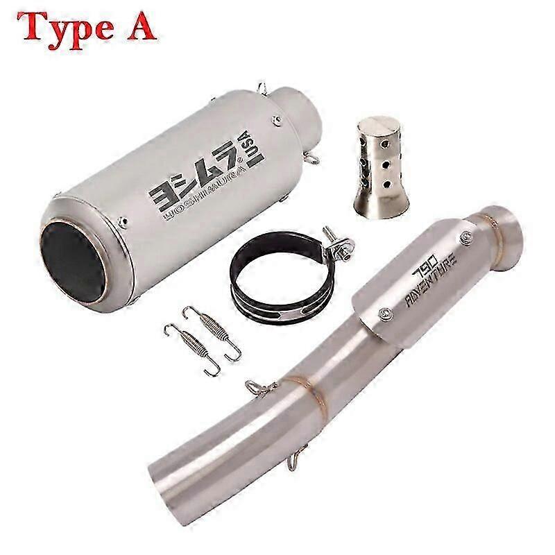 Suitable Slip Auf Fr KTM790 KTM890 DUKE 790 890 Abenteuer R 2020 2021 Motorrad Yoshimura Auspuff System Mitte Link Rohr Schalldmpfer DB-Killer