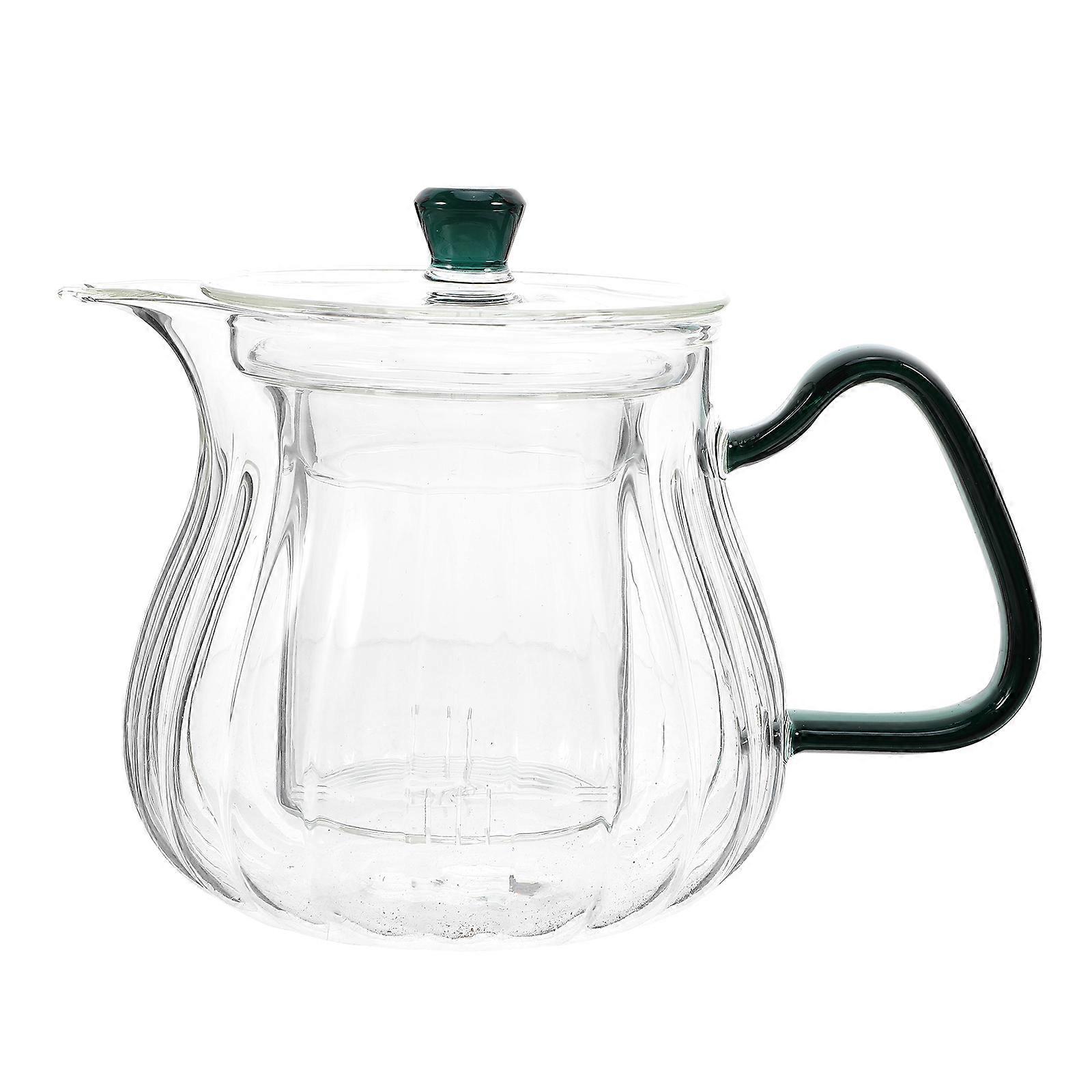 Tea Infuser For Loose Leaf Teapot Electric Ceramic Stove Glass Home Use 570ML Heat Resistant 1Set