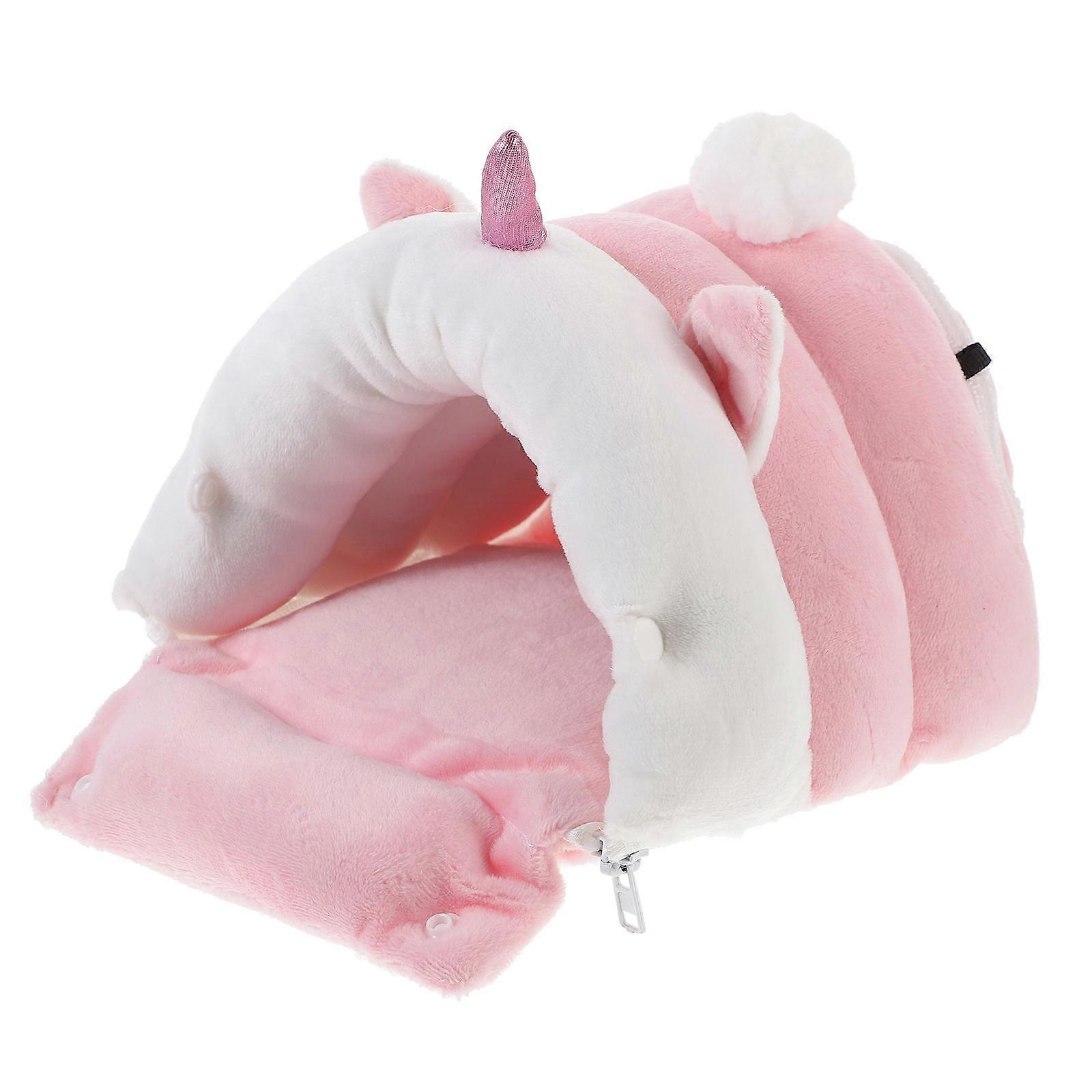 Thickened Unicorn Cotton Hamster Nest Warm Hide House for Hamsters, Guinea Pigs & Chinchillas, Cozy Sleeping Cave with Detachable & Easy Clean