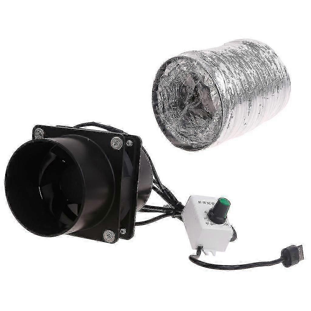 High-performance Ventilation Fan With Powerful Suction And Plastic Duct Pipe