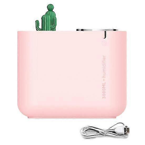 3000ml Large Capacity Dual Spray Desktop USB Humidifier Mist Maker Night Light