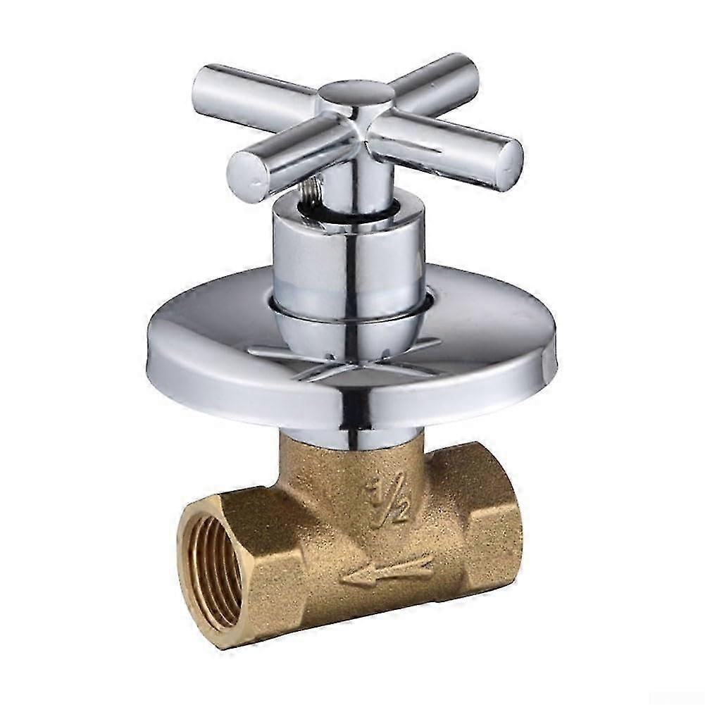 3/4' Brass Quick Opening Drain Valve Plumbing Fitting Shower Shutoff Valve Flow Control Valve