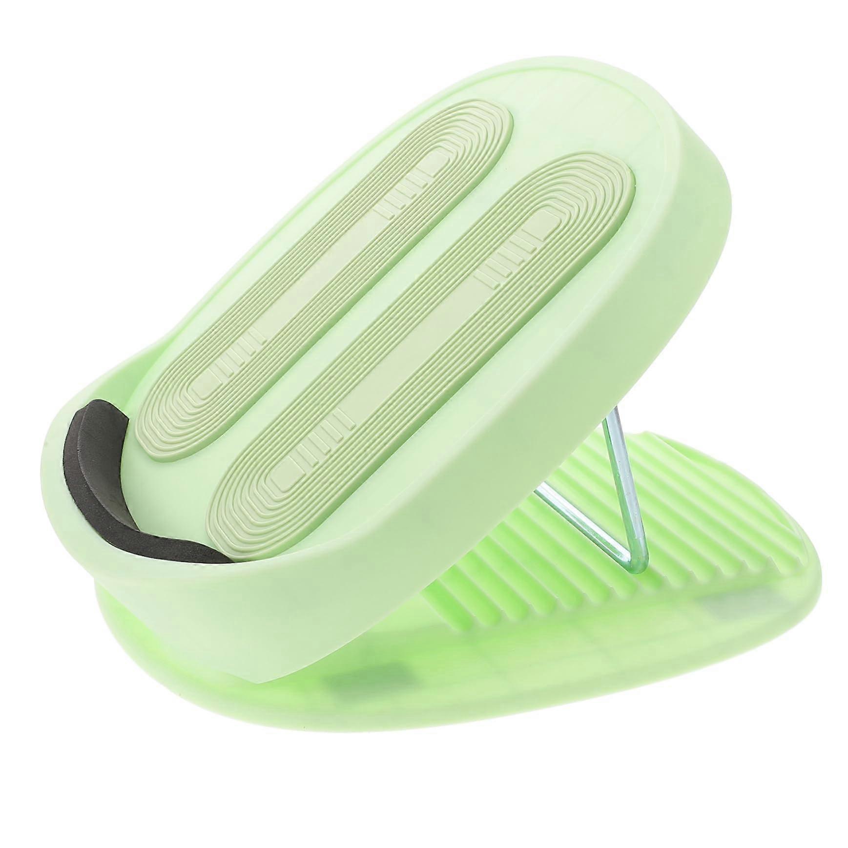 Stretch Board for Calf Stretching - Incline Foot Board, PU Soft Glue, Green, Ankle Stretcher, Legboard for Flexibility