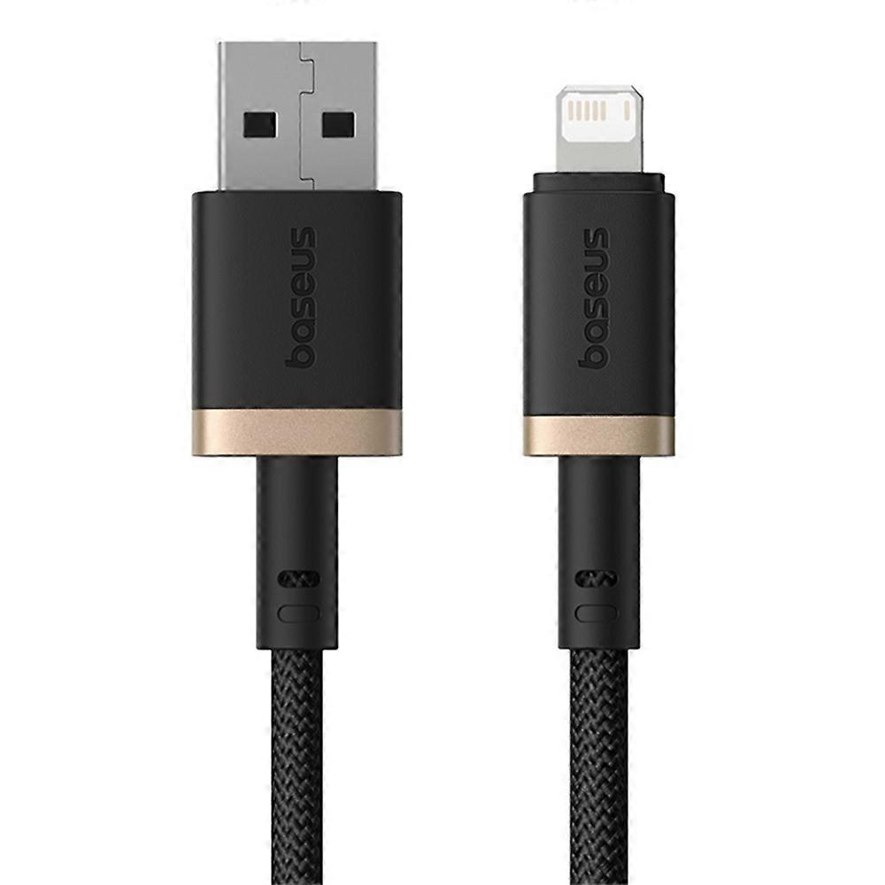 BASEUS New Cafule Series 2.4A Fast Charging Cable USB to iP Data Cord, Length: 2m