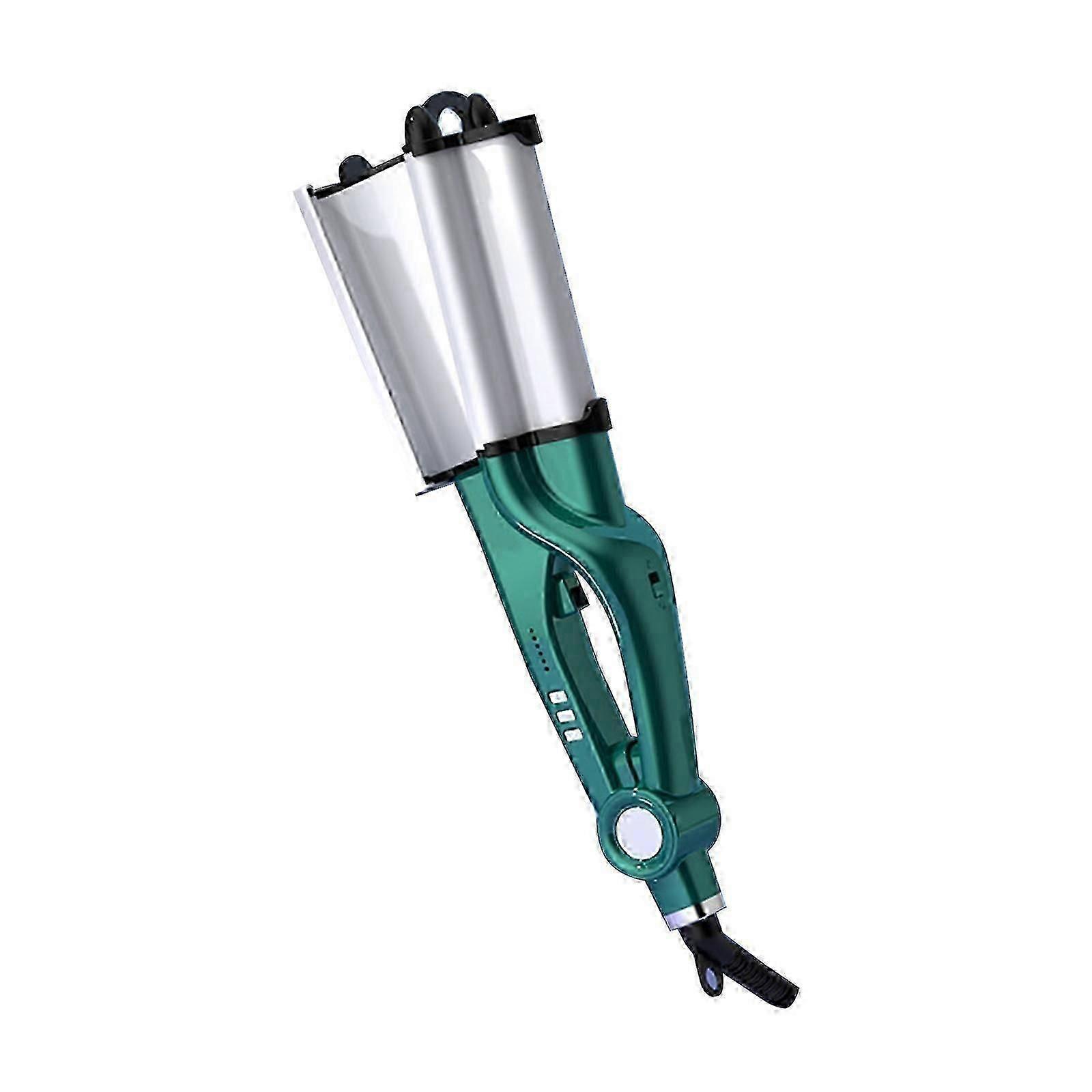28mm Ceramic Hair Curling Wand for Effortless Beach Waves - Adjustable Temperature for UK Styling