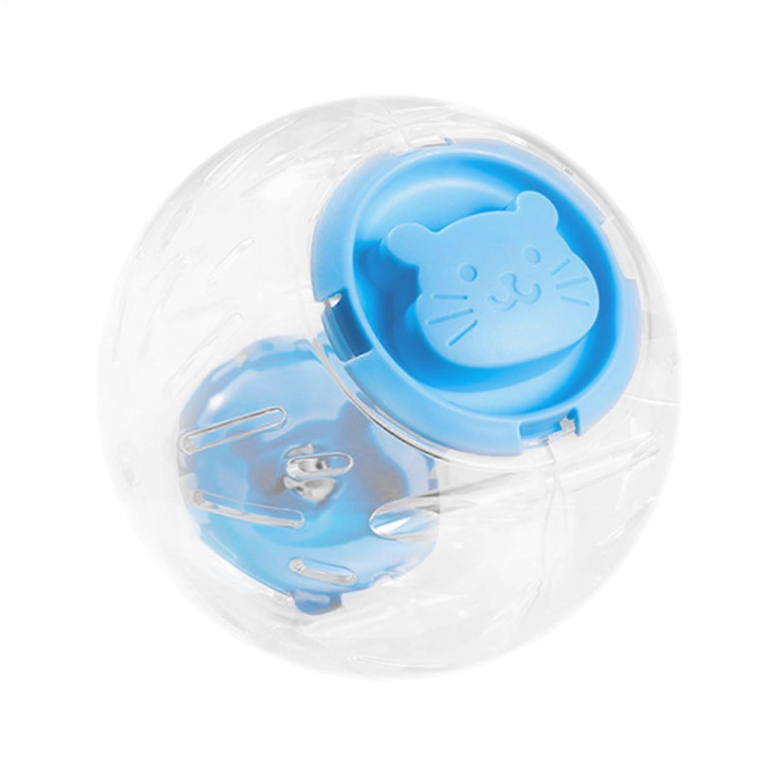 Hamster Ball 12 cm | Transparent Exercise Wheel | Lightweight Safe Activity for Small Pets | Cage Accessory