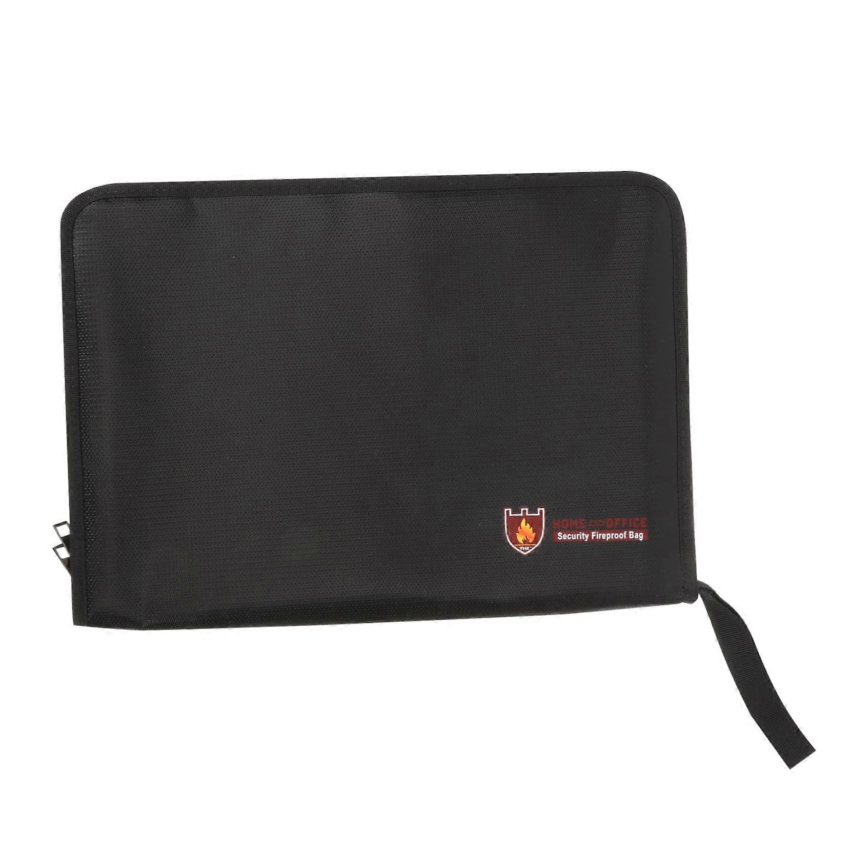 Fireproof Document Organizer Pouch - Slim Accordion File Storage for Office, Waterproof, Fire-Resistant Fabric, 13 Pockets