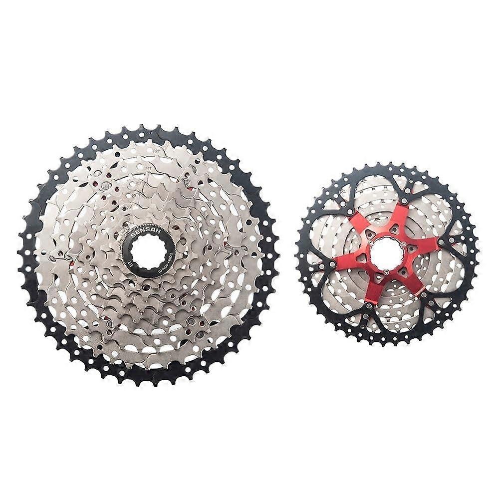 Cassettes Sprockets Mountain Bike 8 9 10 11 12 Speed Bicycle Cassette MTB Freewheel Chainring 40T 42T 46T 50T 52T Bicycle Sprocket (9 Speed 1146T)
