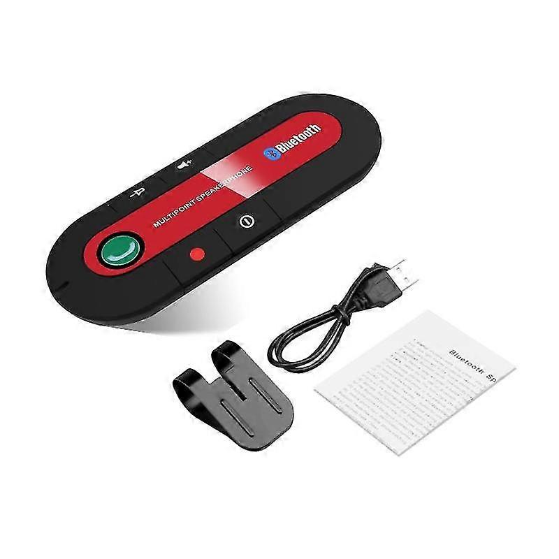 Multipoint Speakerphone 4.1+EDR Wireless Bluetooth Handsfree Car Kit MP3 Music Player for Compatible Devices