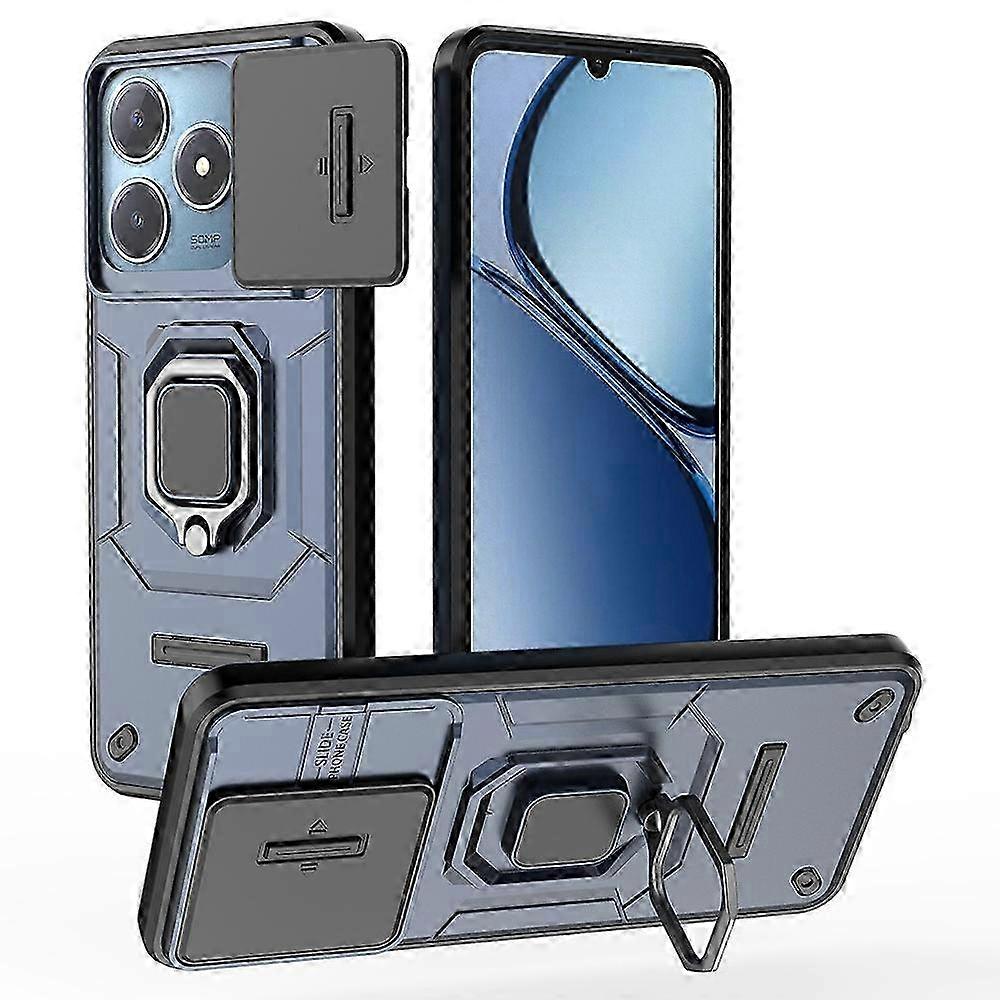 Case with Kickstand for Compatible Smartphone Shell with Lens Cover