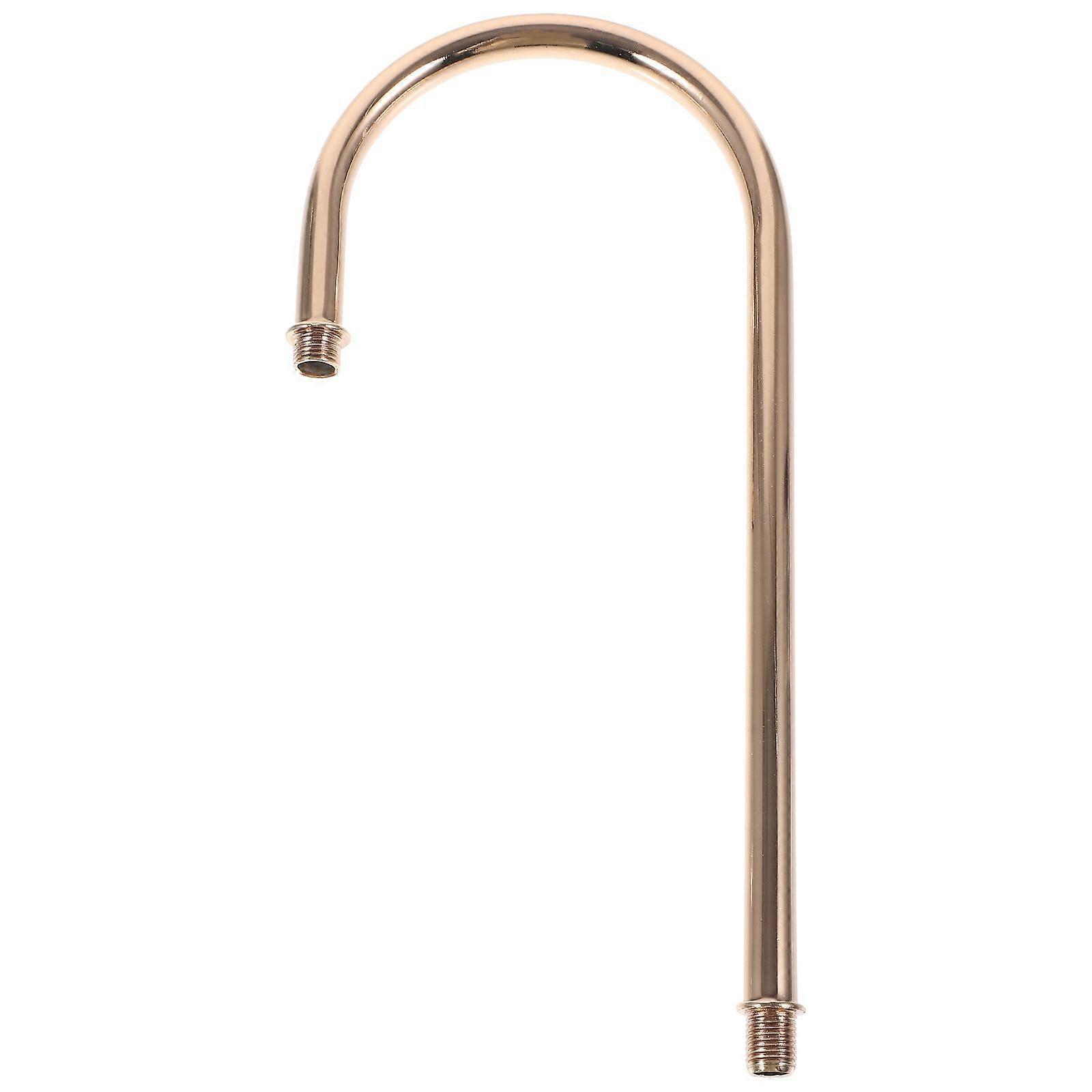 Threaded Lamp Pipe Wall Lighting Fixture Stem Curved Lamp Down Rod for Table Lamp Repair