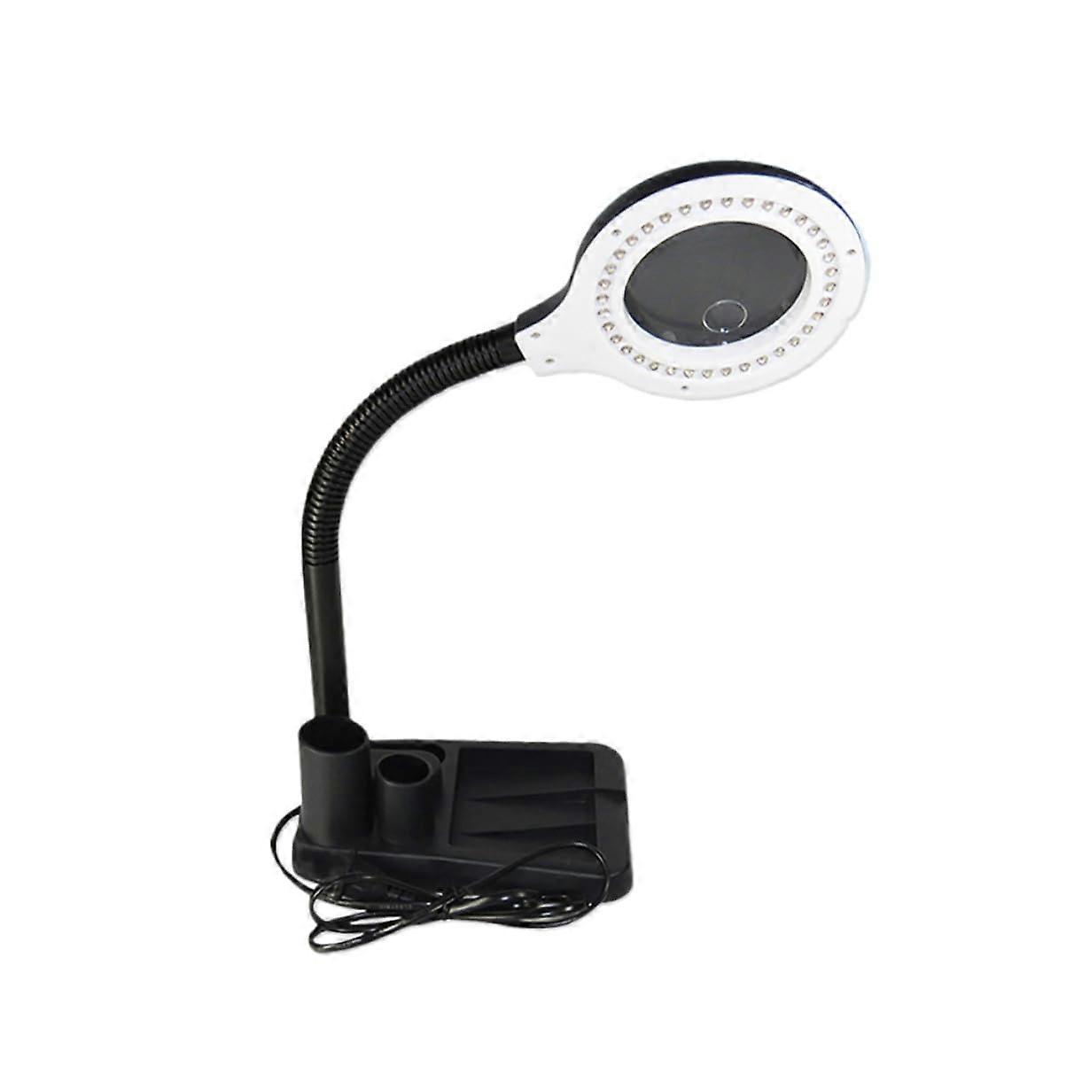 LED Magnifying Lamp with Desk Light, Dimmable, EnergySaving, Adjustable for Welding Work, Hobby, and Watchmaking Electronics.
