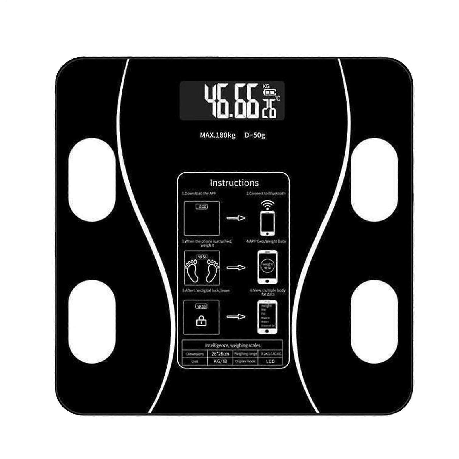 Body Fat Scale, Wireless Bathroom Scale for Body Weight, Accurate Health Analyzer