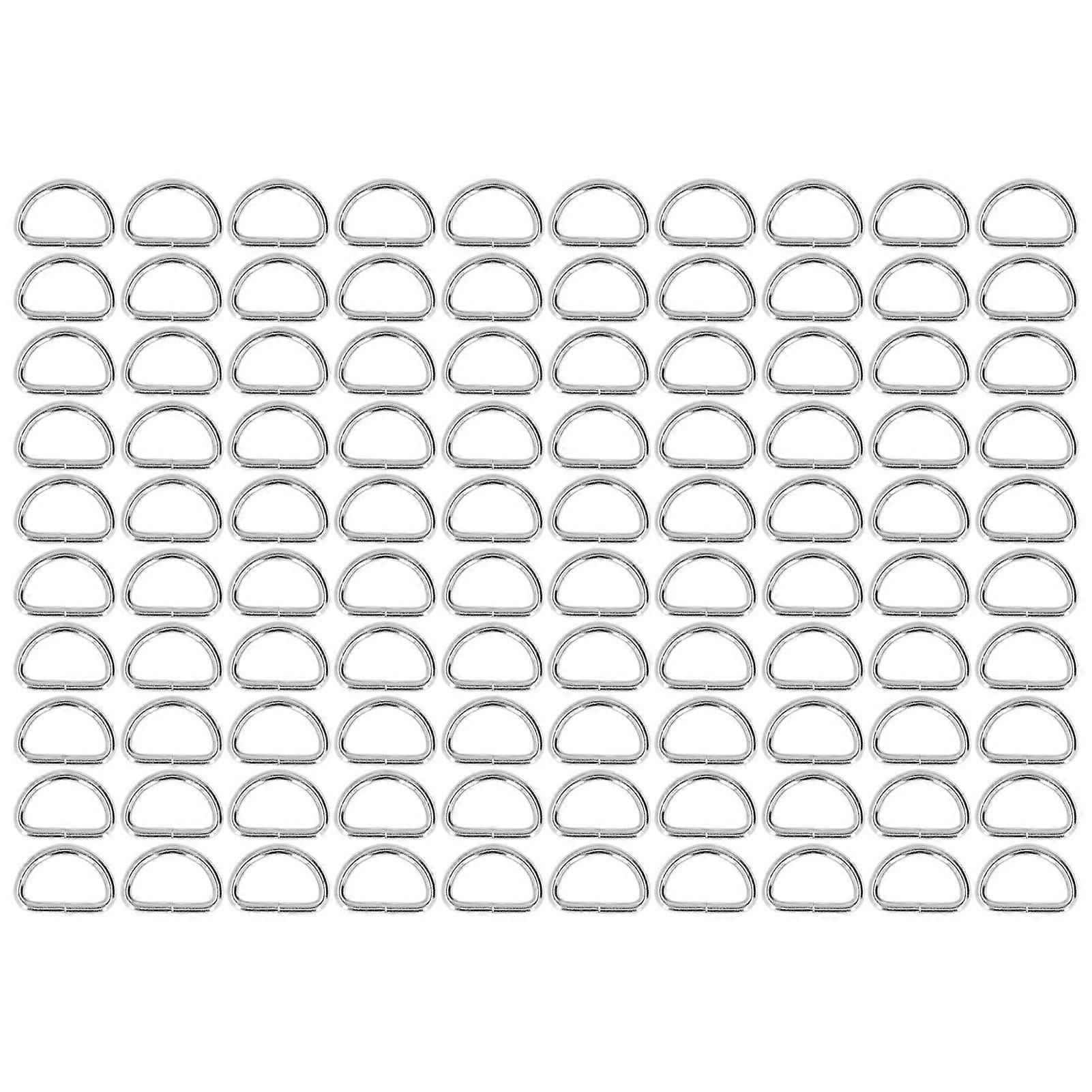 2025 Latest Model  100pcs D Rings Durable Wearable Easy Replaceable Convenient