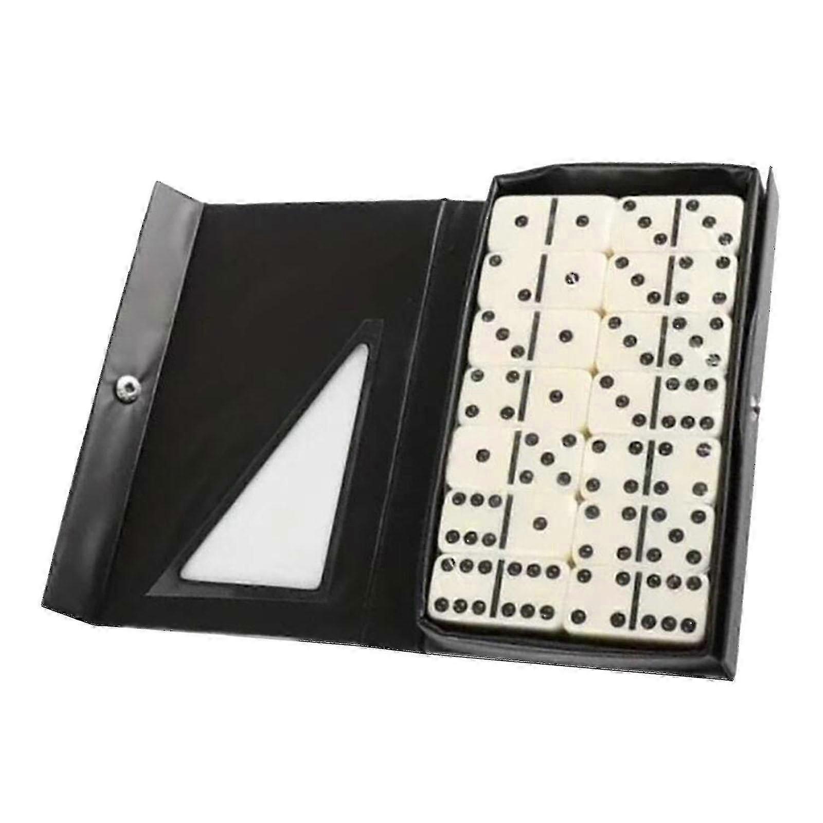 Classic Double Six Domino Set - Compact Travel Version for British Pubs