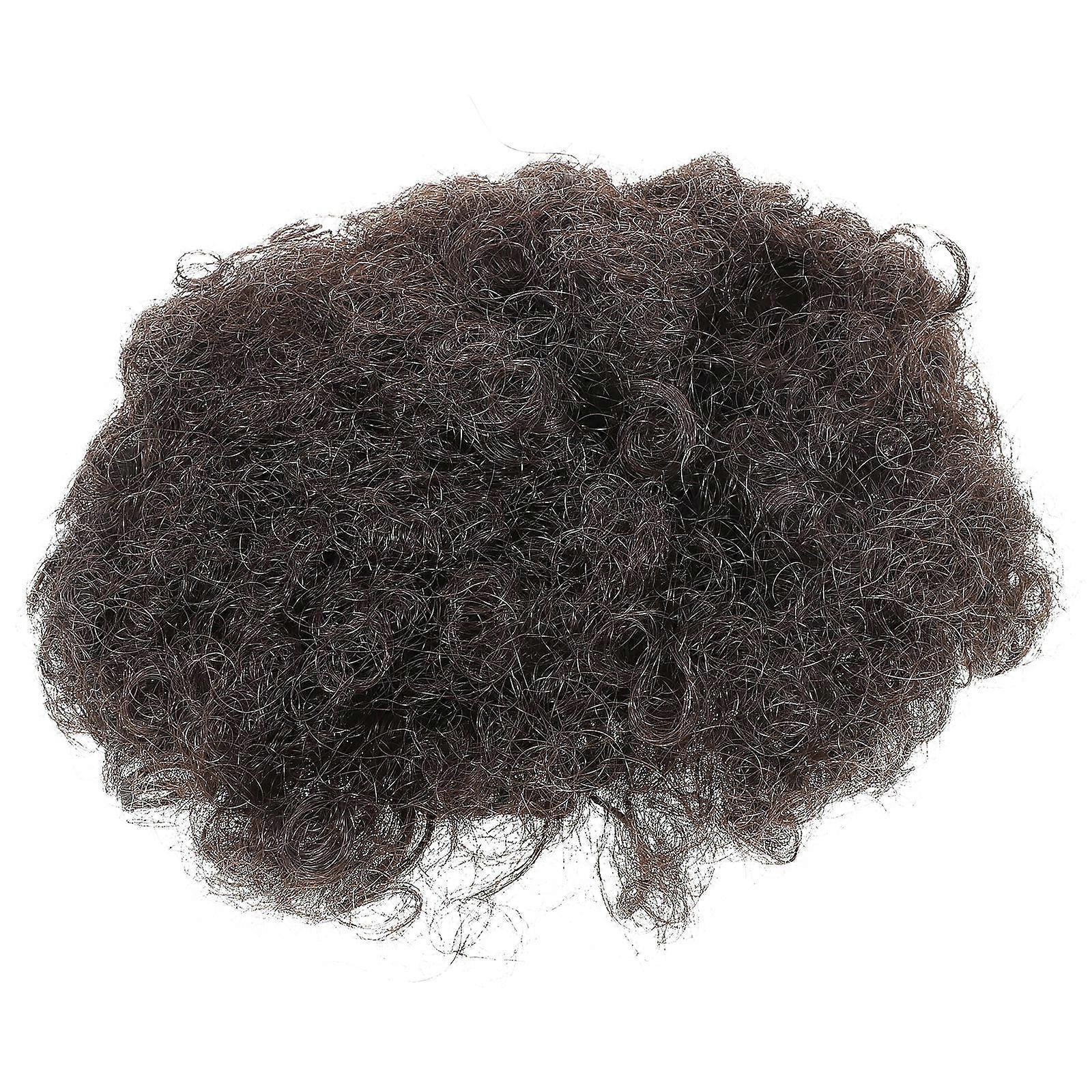 Hair Buns Hair Piece Curly Synthetic Ponytail For Sophisticated Appearance High Temperature Wire 1Set
