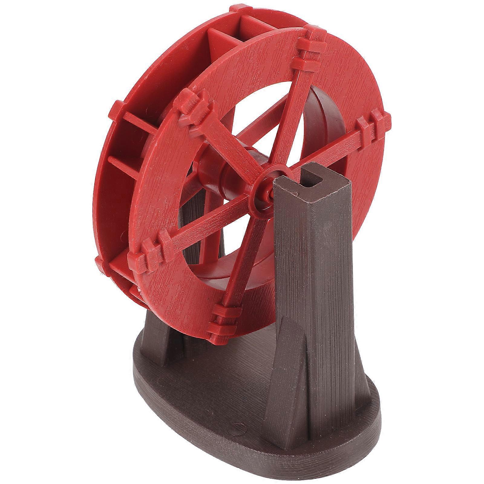 Compact DIY Water Wheel Fountain Accessory for Zen Garden Decor – Energy Efficient Rockery Water Feature for Decoration and Scene Layout